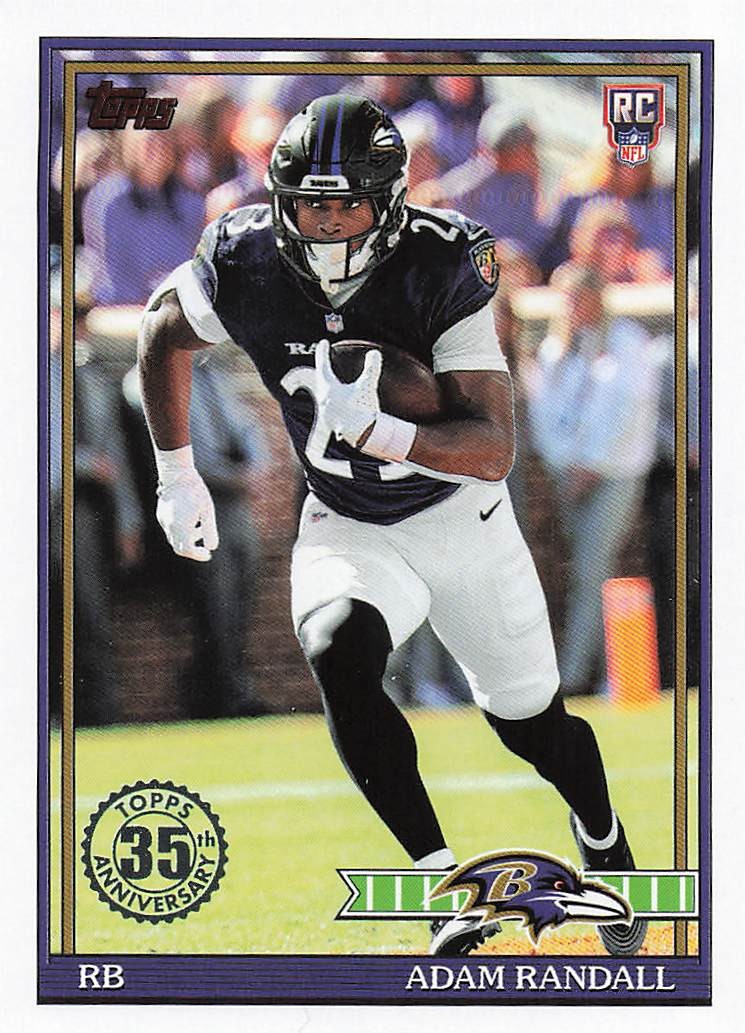 2026 Topps Flagship Football 1991 Topps Football Rookies Adam Randall #91TR-45