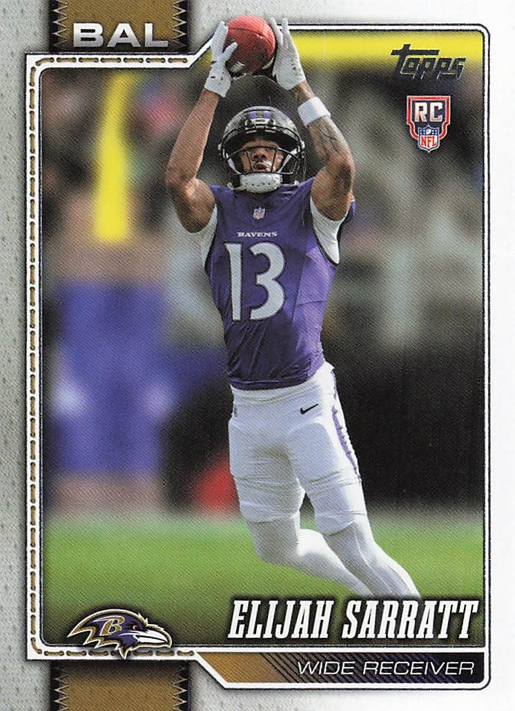 2026 Topps Flagship Football Elijah Sarratt #329 RC