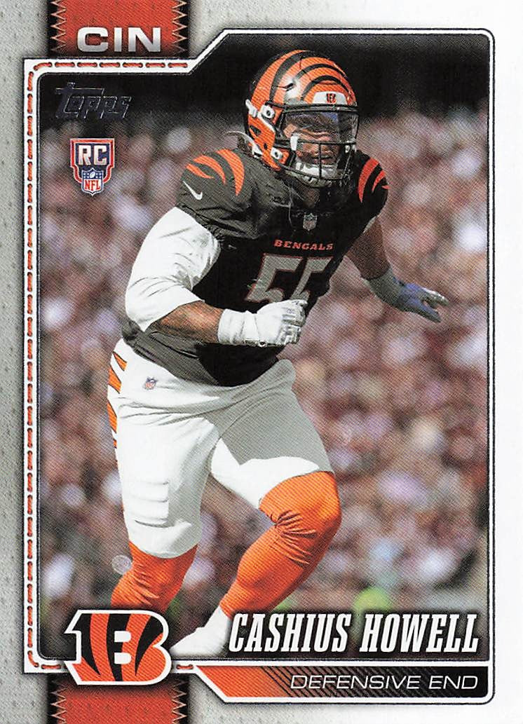 2026 Topps Flagship Football Cashius Howell #357 RC