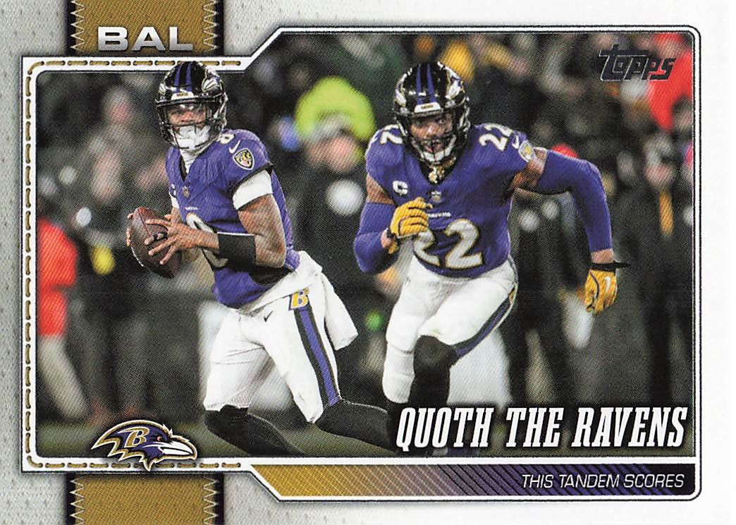 2026 Topps Flagship Football Quoth The Ravens #300