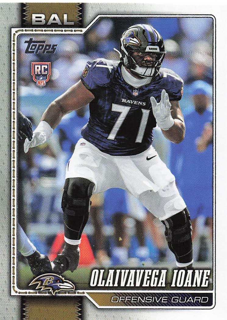 2026 Topps Flagship Football Olaivavega Ioane #362 RC