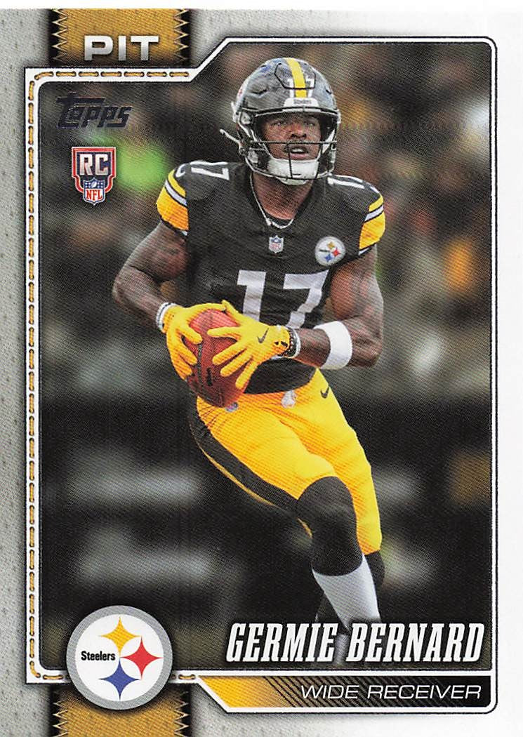 2026 Topps Flagship Football Germie Bernard #325 RC