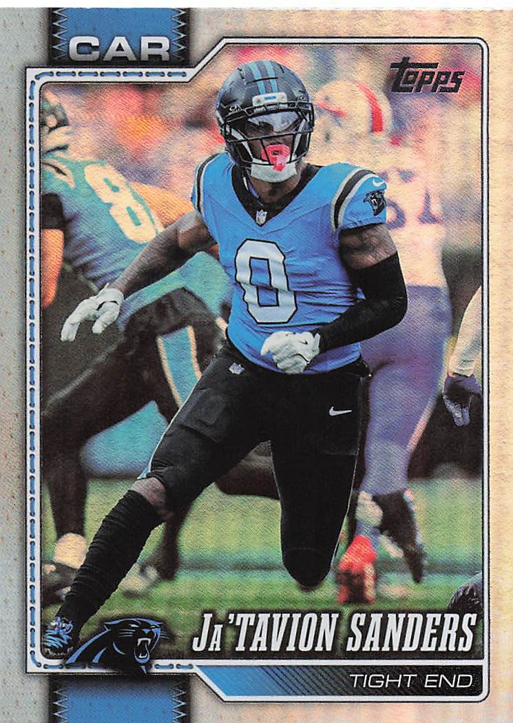 2026 Topps Flagship Football Rainbow Foil Ja’Tavion Sanders #27