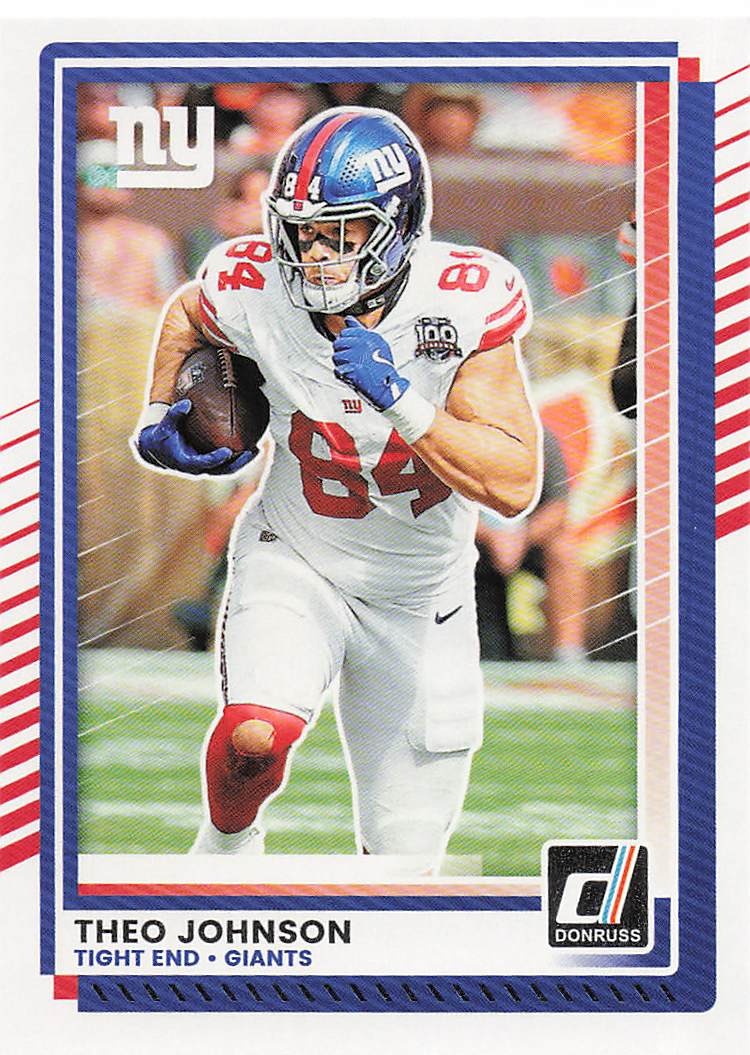 2025 Donruss Football Theo Johnson #211