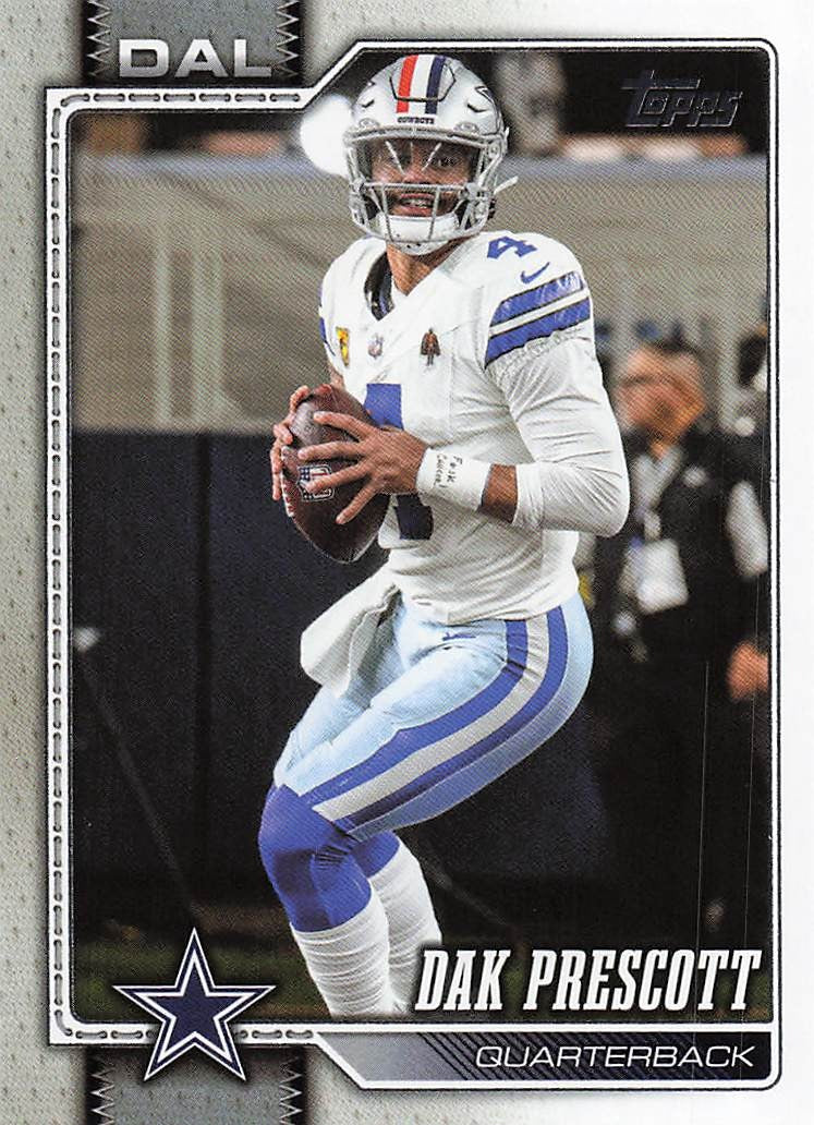 2026 Topps Flagship Football Dak Prescott #53