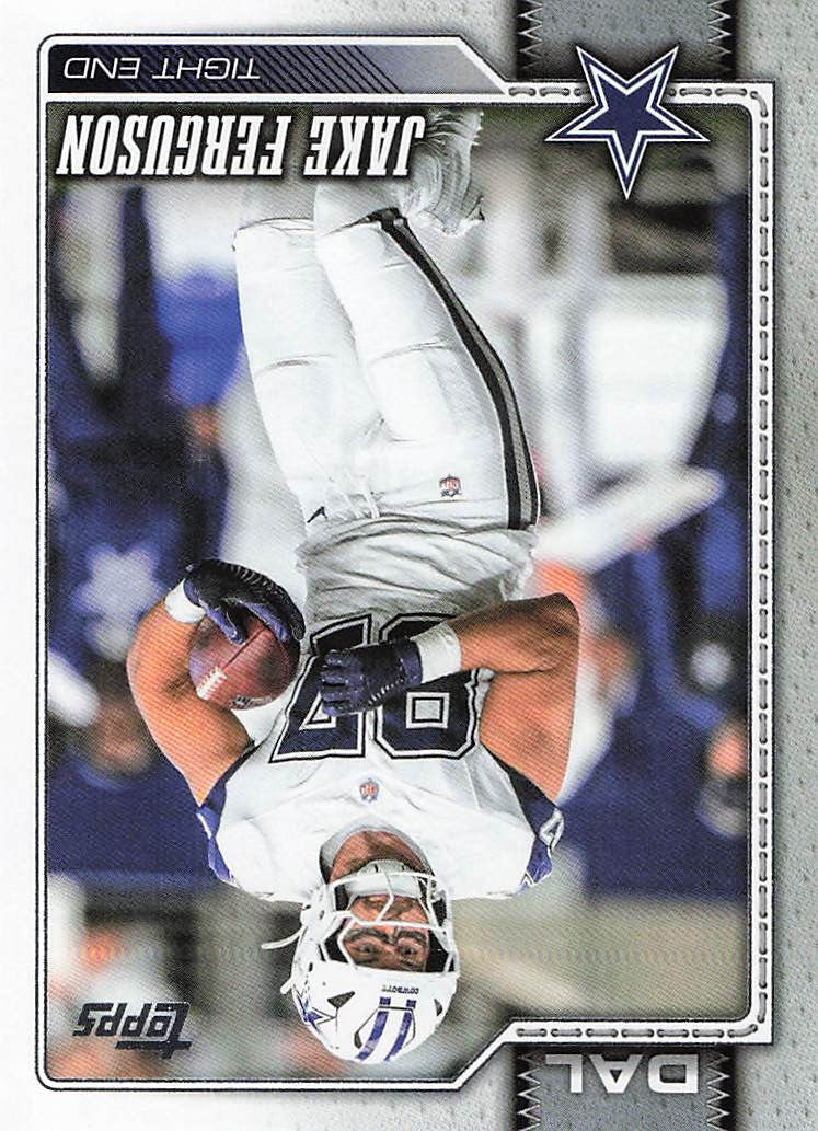 2026 Topps Flagship Football Rainbow Foil Jake Ferguson #55