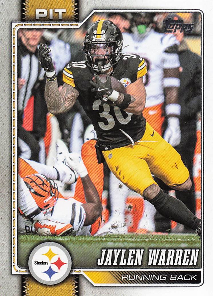 2026 Topps Flagship Football Jaylen Warren #174