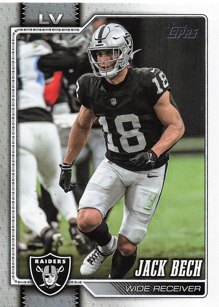 2026 Topps Flagship Football Jack Bech #120