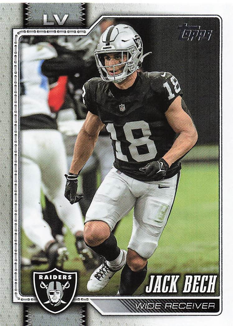 2026 Topps Flagship Football Jack Bech #120