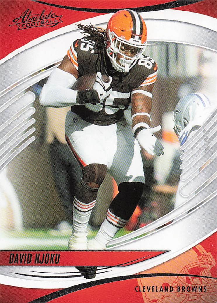 2025 Panini Absolute Football David Njoku #12