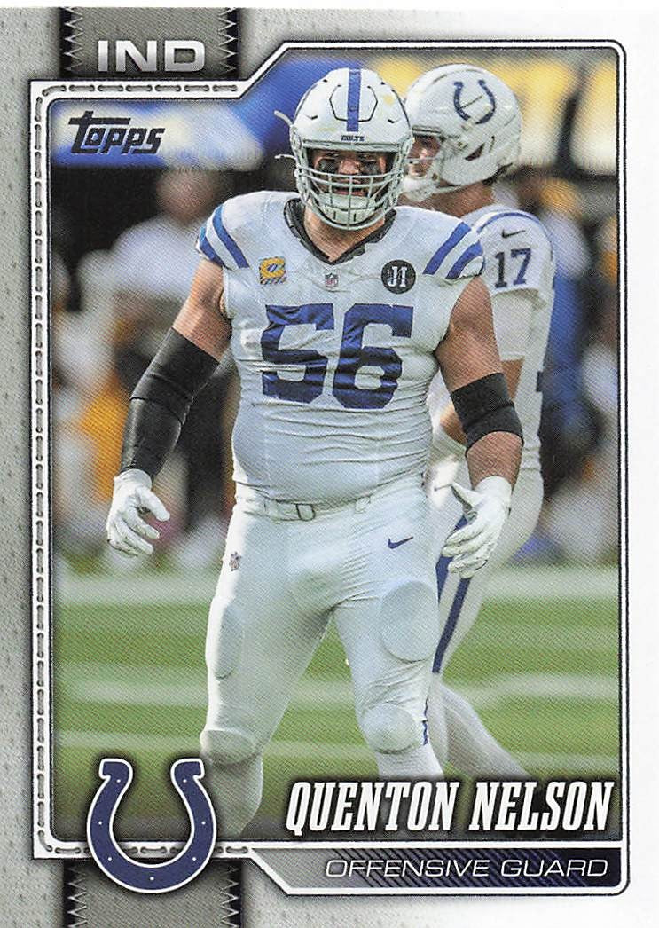 2026 Topps Flagship Football Quenton Nelson #84