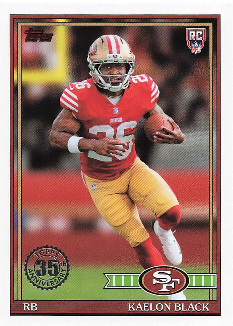 2026 Topps Flagship Football 1991 Topps Football Rookies Kaelon Black #91TR-33