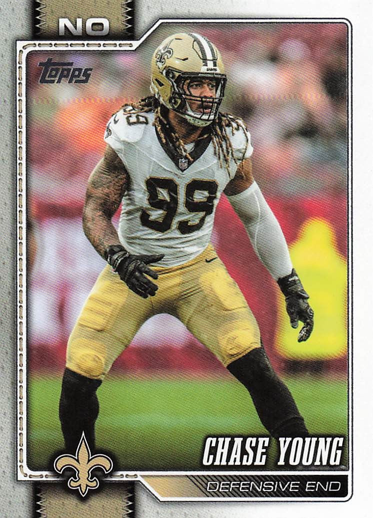 2026 Topps Flagship Football Chase Young #244