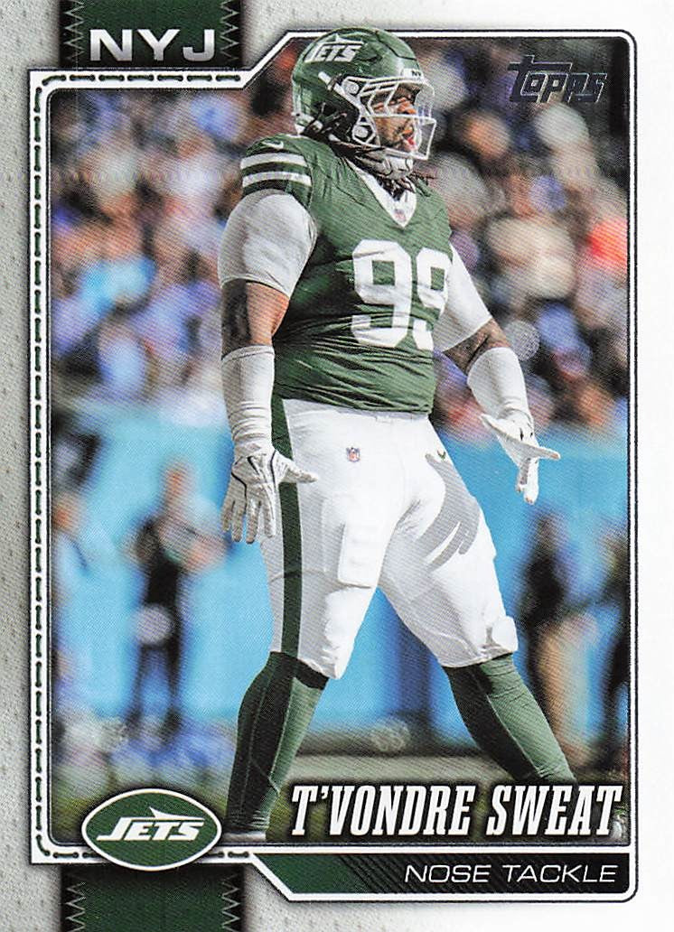 2026 Topps Flagship Football T’Vondre Sweat #256
