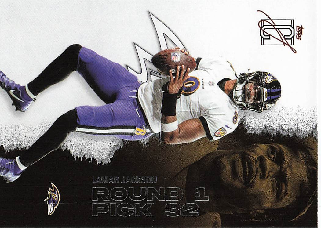 2025 Topps Signature Class Football Lamar Jackson #5