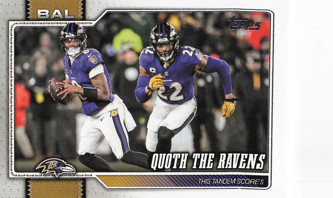 2026 Topps Flagship Football Quoth The Ravens #300