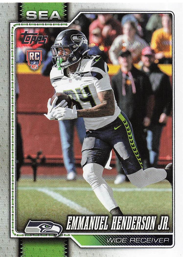 2026 Topps Flagship Football Emmanuel Henderson Jr. #392 RC