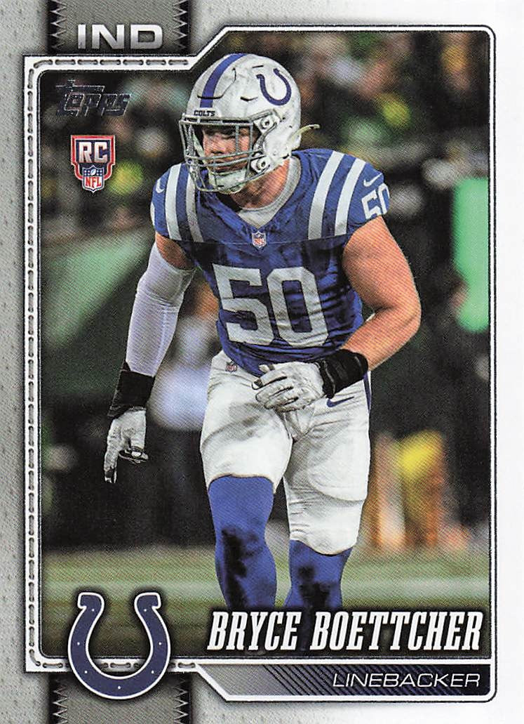 2026 Topps Flagship Football Bryce Boettcher #371 RC