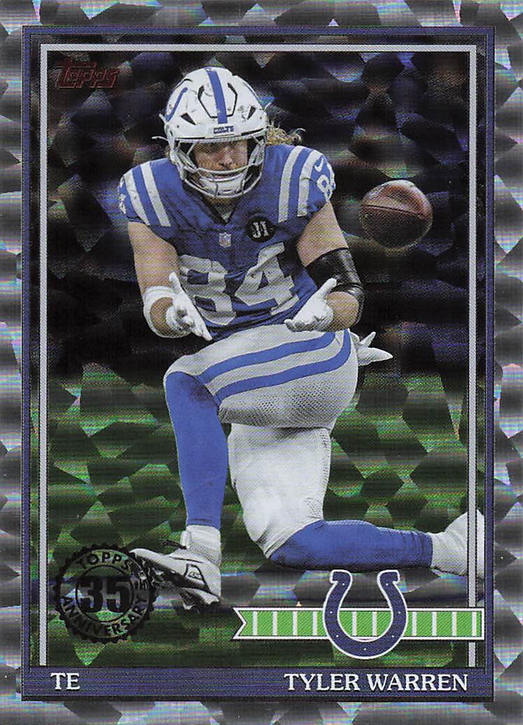 2026 Topps Flagship Football 1991 Topps Football Crackle Tyler Warren #91TF-48