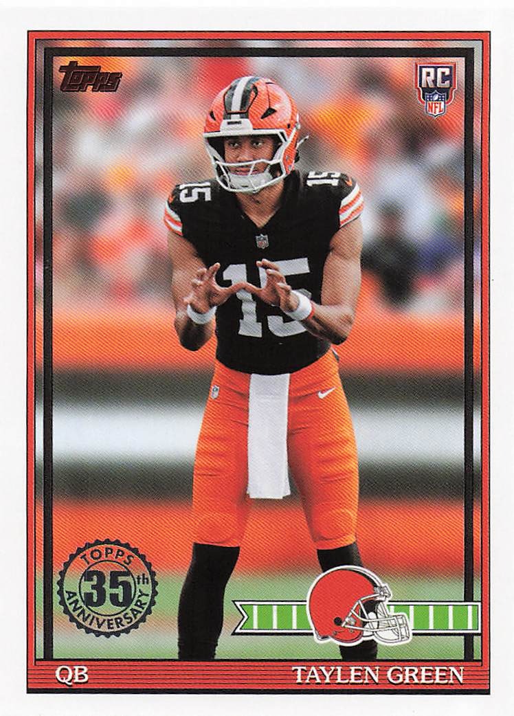 2026 Topps Flagship Football 1991 Topps Football Rookies Taylen Green #91TR-8