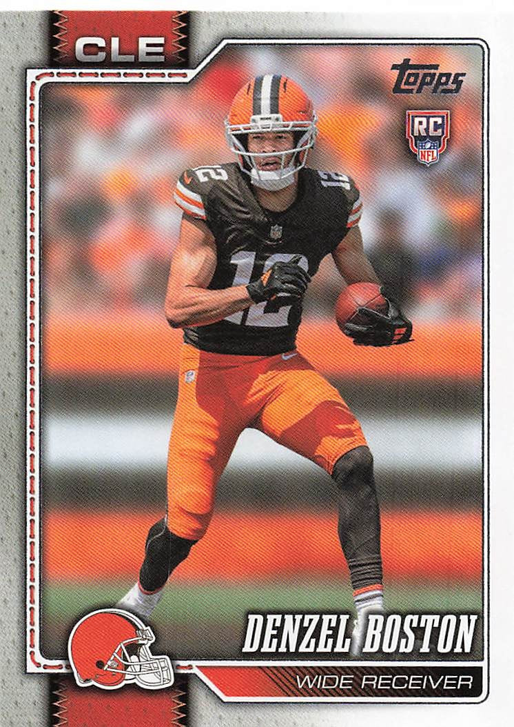 2026 Topps Flagship Football Denzel Boston #322 RC