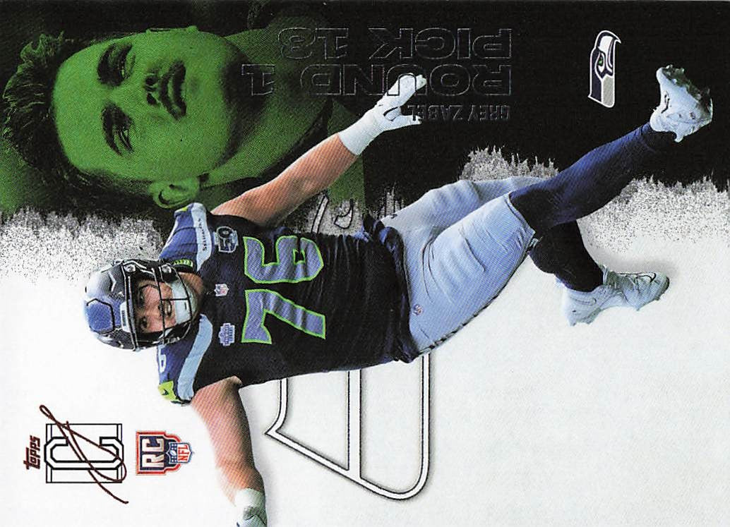 2025 Topps Signature Class Football Grey Zabel #223 RC