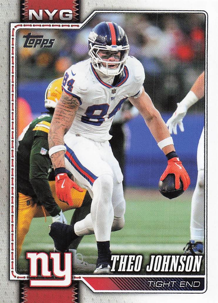 2026 Topps Flagship Football Theo Johnson #151