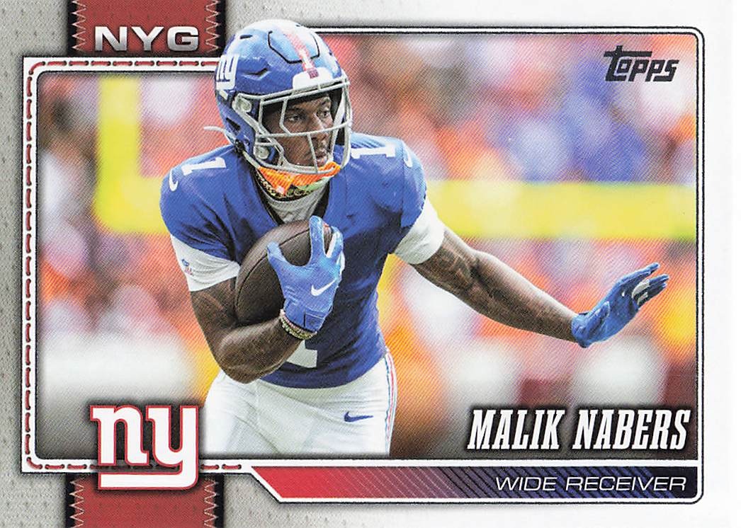 2026 Topps Flagship Football Malik Nabers #153