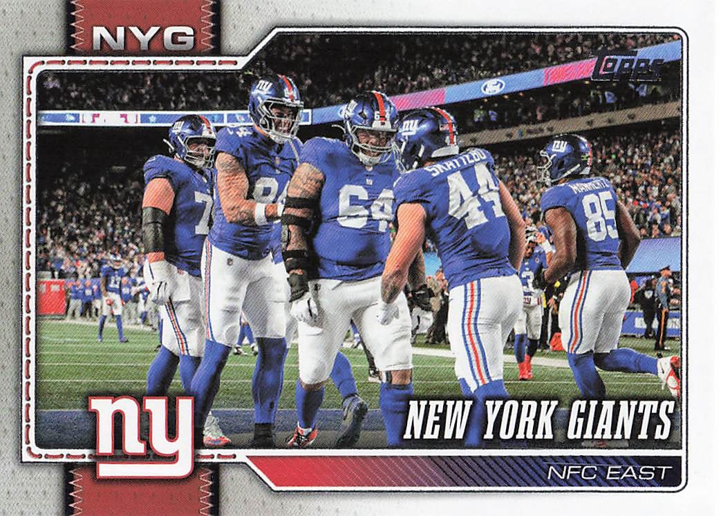 2026 Topps Flagship Football New York Giants #275