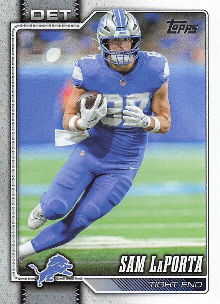 2026 Topps Flagship Football Sam LaPorta #221