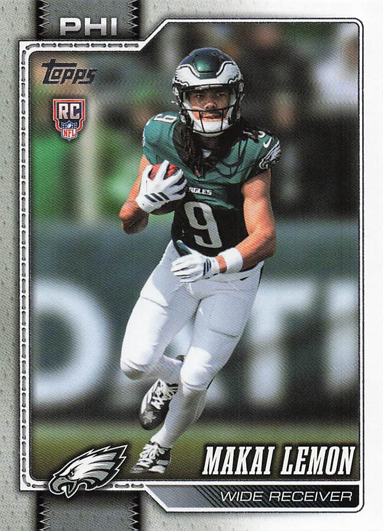 2026 Topps Flagship Football Makai Lemon #319 RC