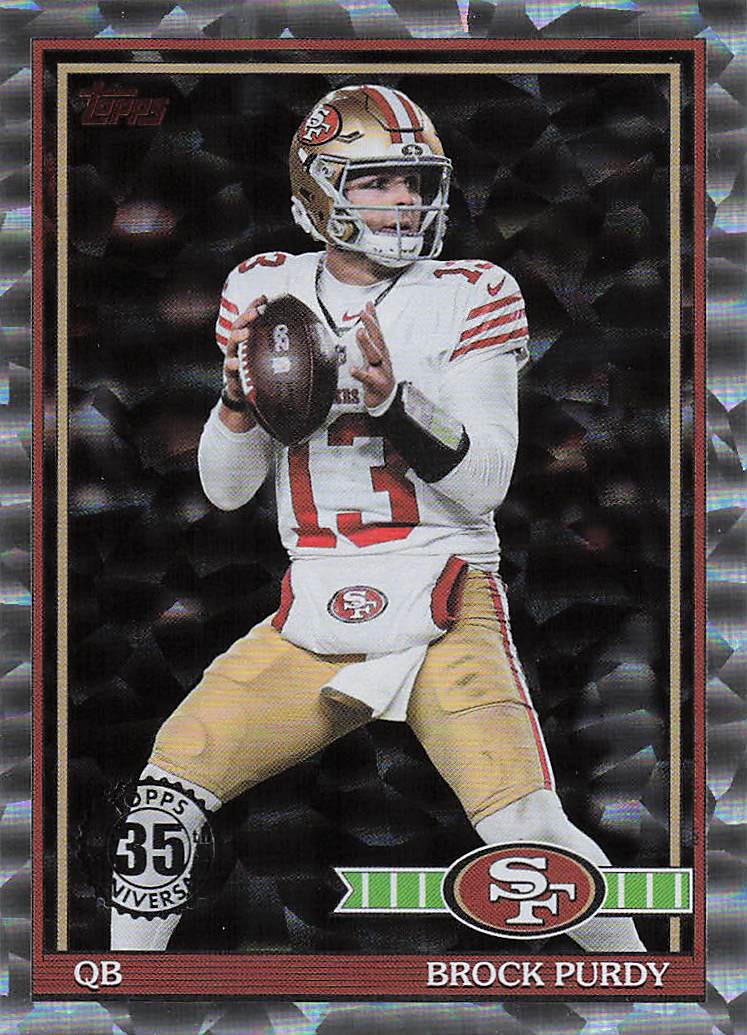 2026 Topps Flagship Football 1991 Topps Football Crackle Brock Purdy #91TF-3