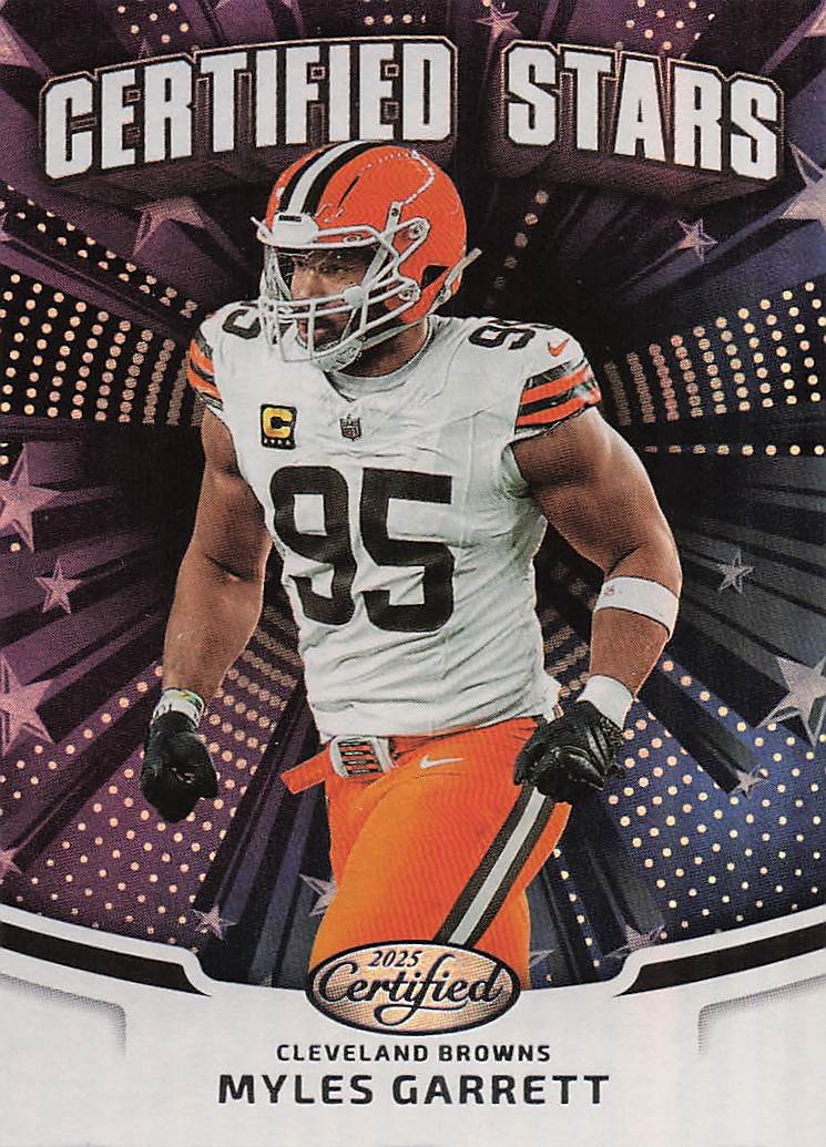 2025 Panini Certified Football Certified Stars Myles Garrett #CST-MGT