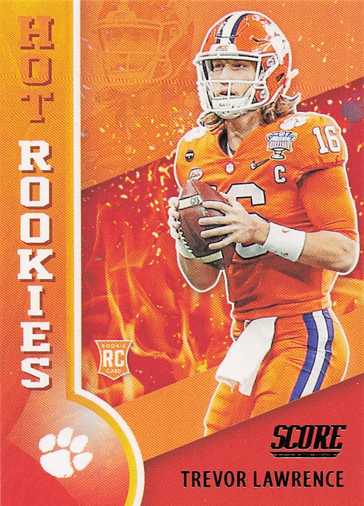 2021 Score Football Hot Rookies Trevor Lawrence #HR1