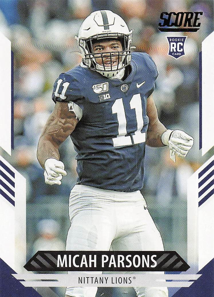 2021 Score Football Micah Parsons #350 RC