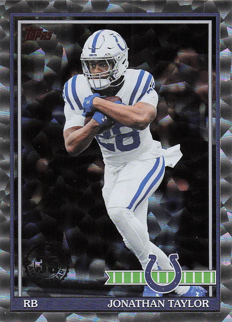 2026 Topps Flagship Football 1991 Topps Crackle Jonathan Taylor #91TF-49