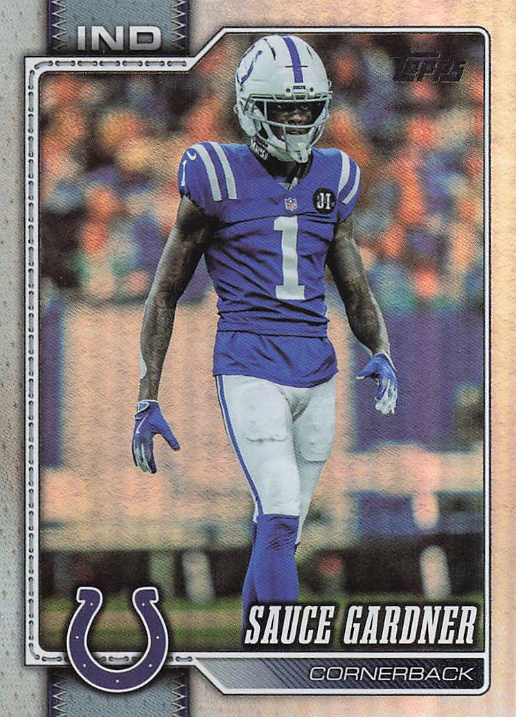 2026 Topps Flagship Football Rainbow Foil Sauce Gardner #161