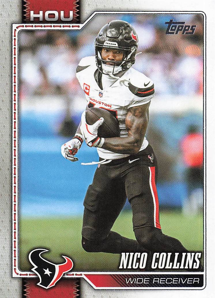 2026 Topps Flagship Football Nico Collins #83