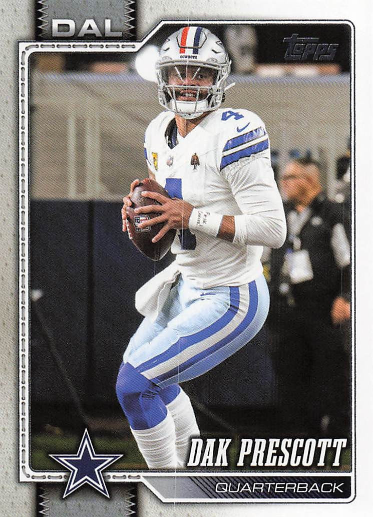 2026 Topps Flagship Football Dak Prescott #53