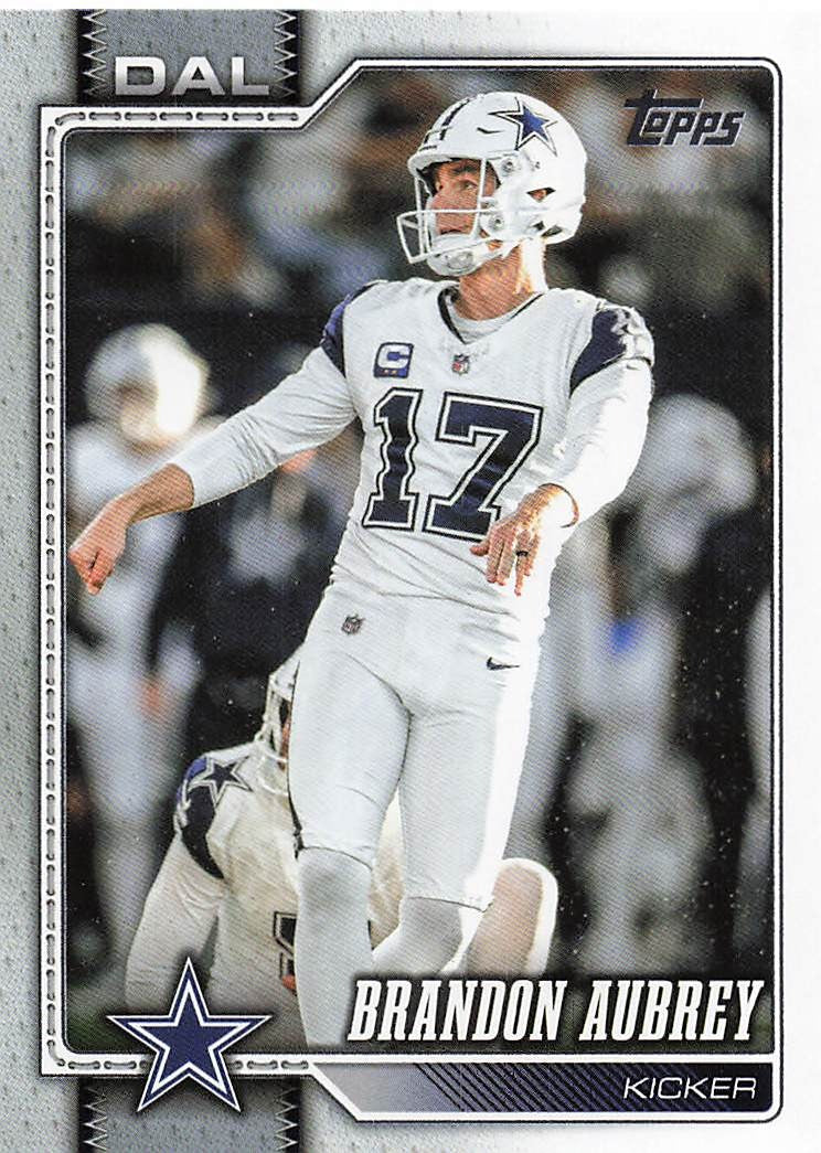 2026 Topps Flagship Football Brandon Aubrey #52