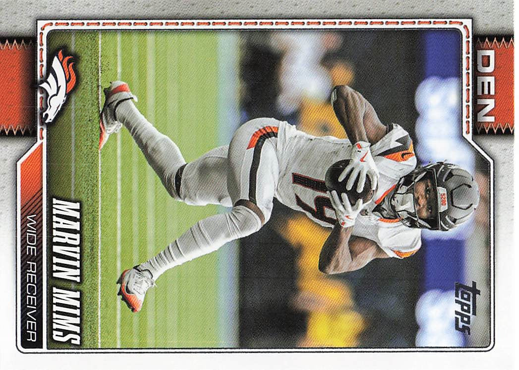 2026 Topps Flagship Football Marvin Mims #63