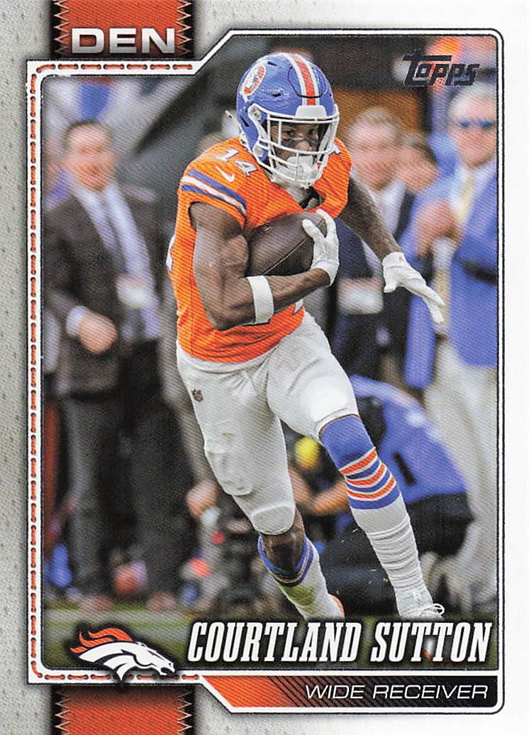 2026 Topps Flagship Football Courtland Sutton #62