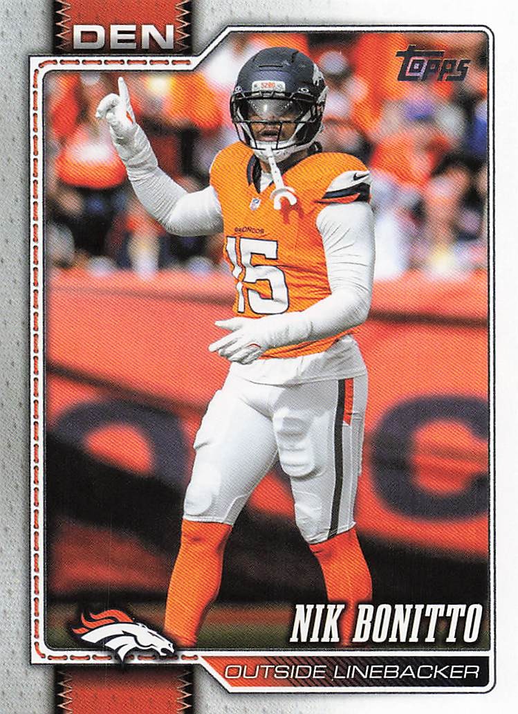 2026 Topps Flagship Football Nik Bonitto #61