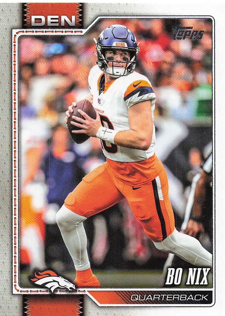 2026 Topps Flagship Football Bo Nix #58