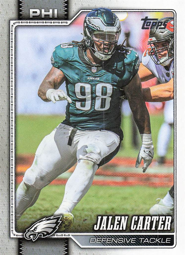 2026 Topps Flagship Football Jalen Carter #65