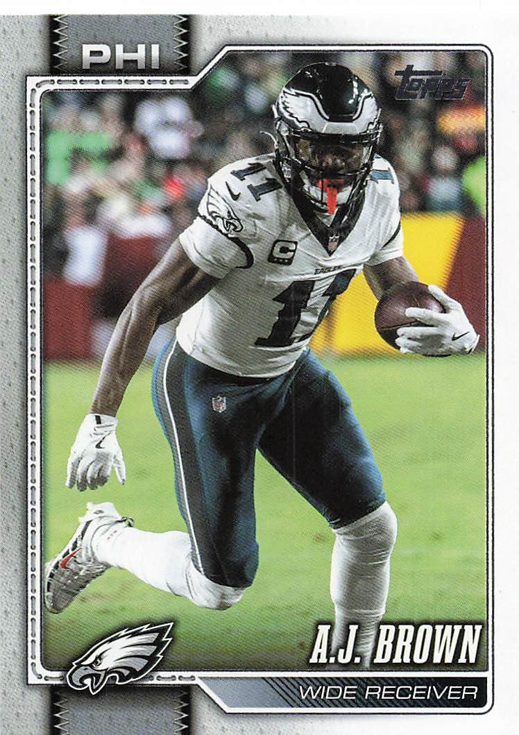 2026 Topps Flagship Football A.J. Brown #169