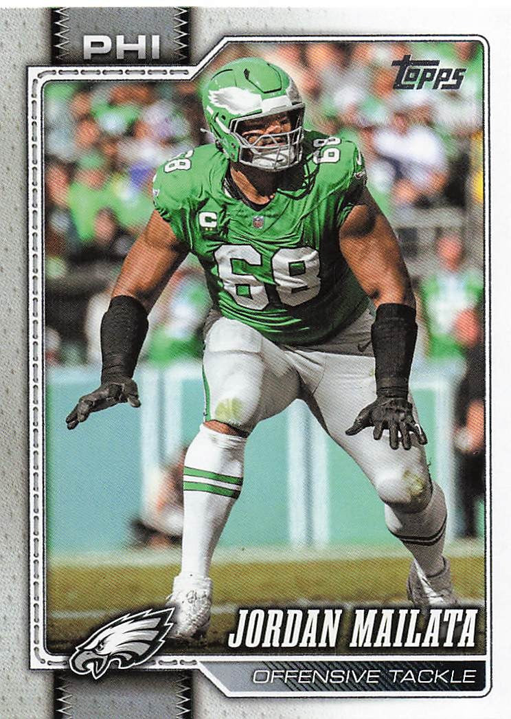 2026 Topps Flagship Football Jordan Mailata #166