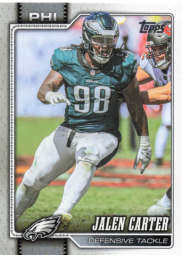2026 Topps Flagship Football Jalen Carter #65