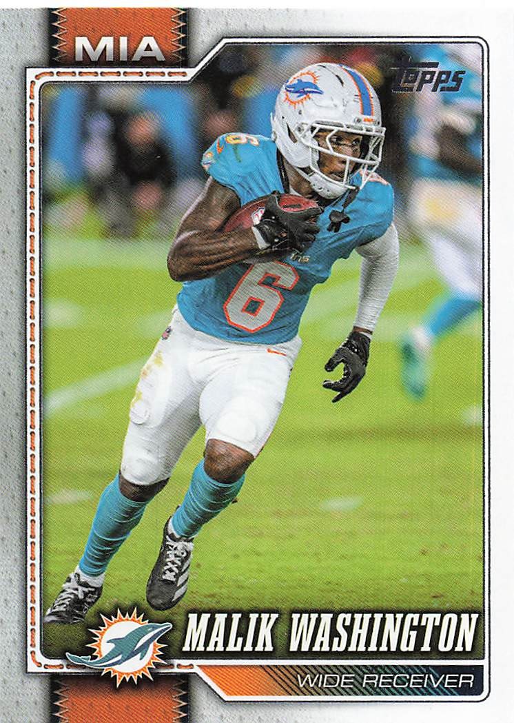 2026 Topps Flagship Football Malik Washington #123