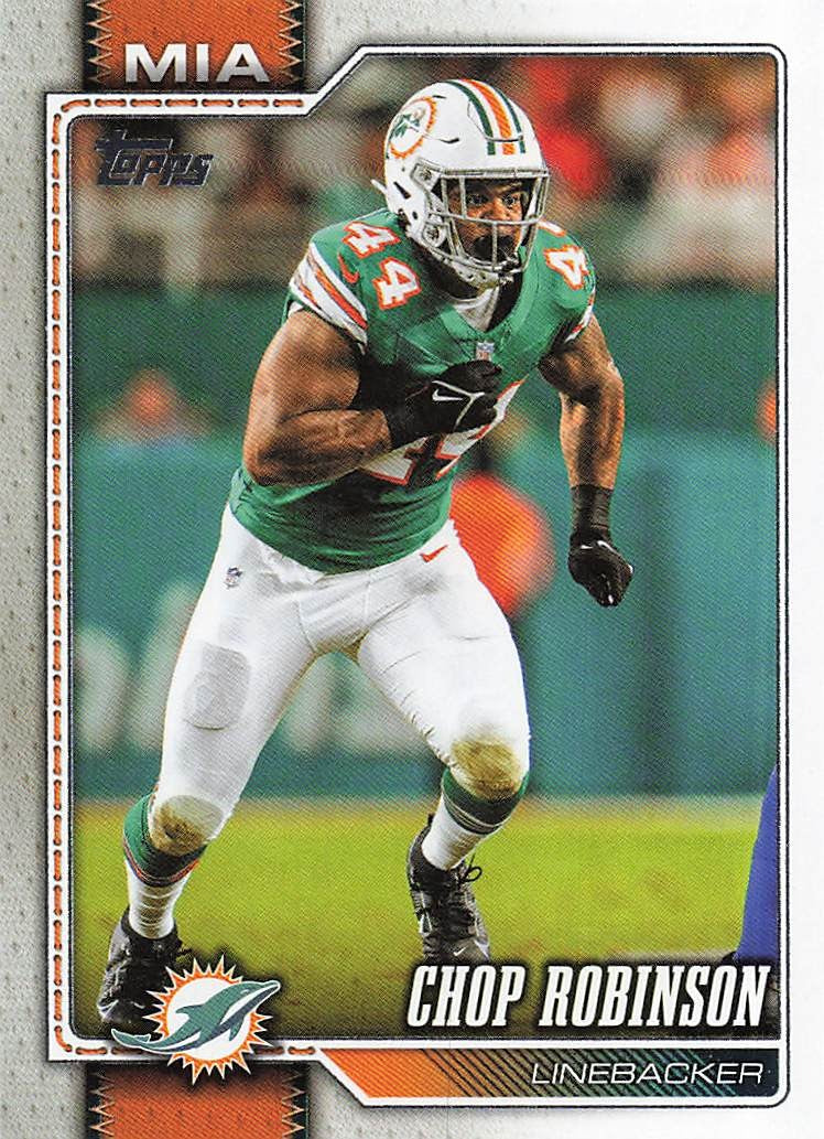 2026 Topps Flagship Football Chop Robinson #128